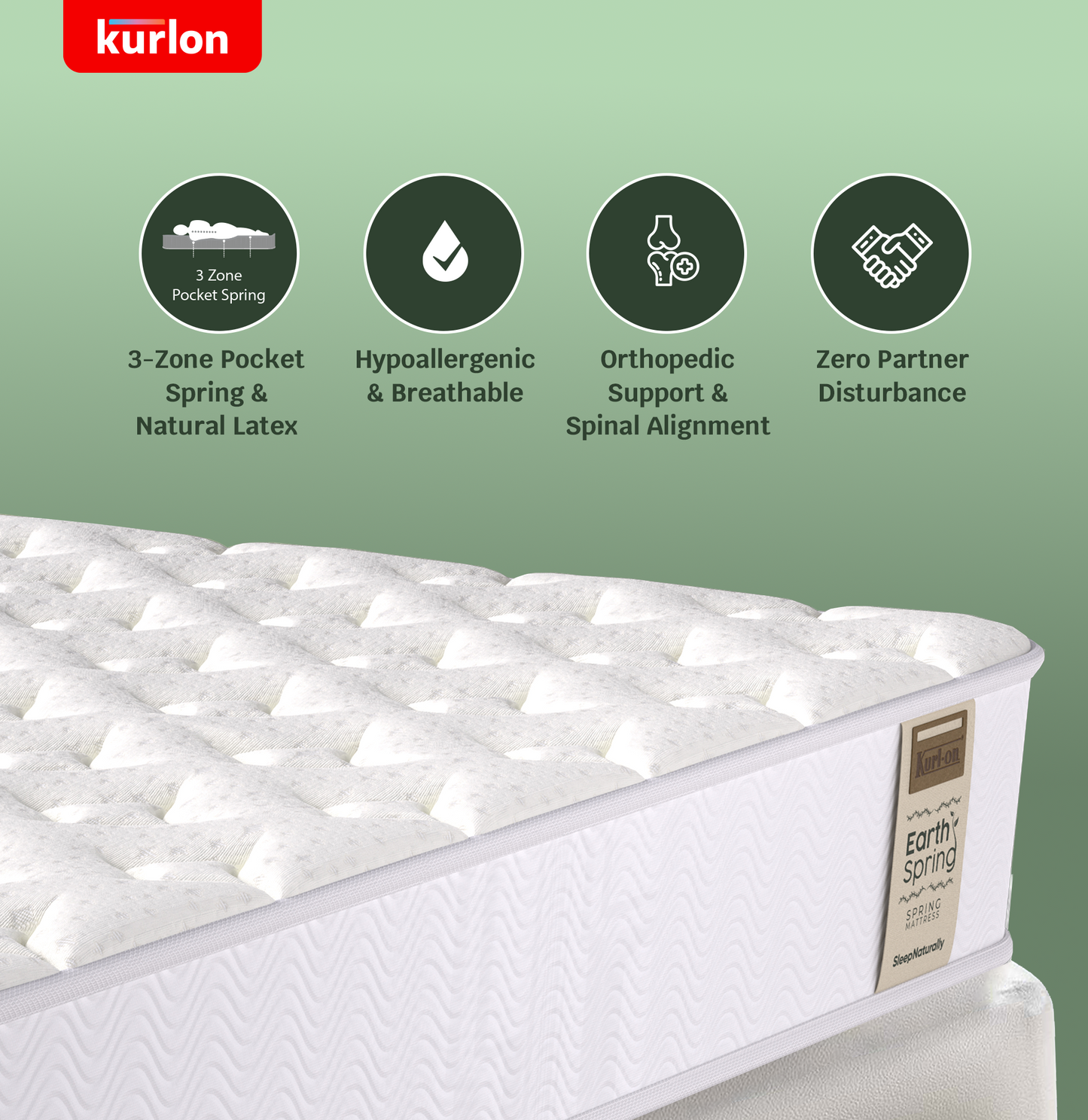 Kurlon Earth Spring Mattress