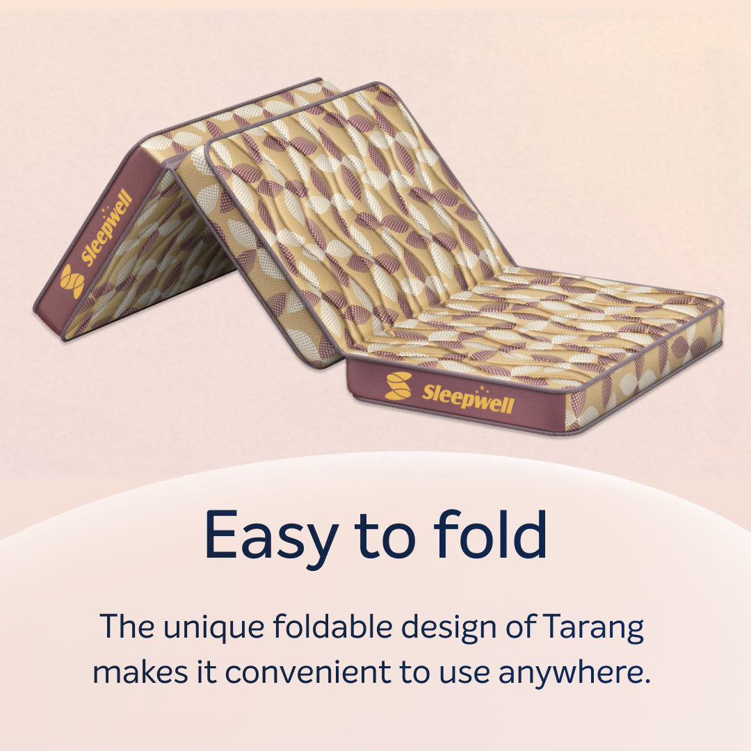 Sleepwell Tarang Foldable Mattress